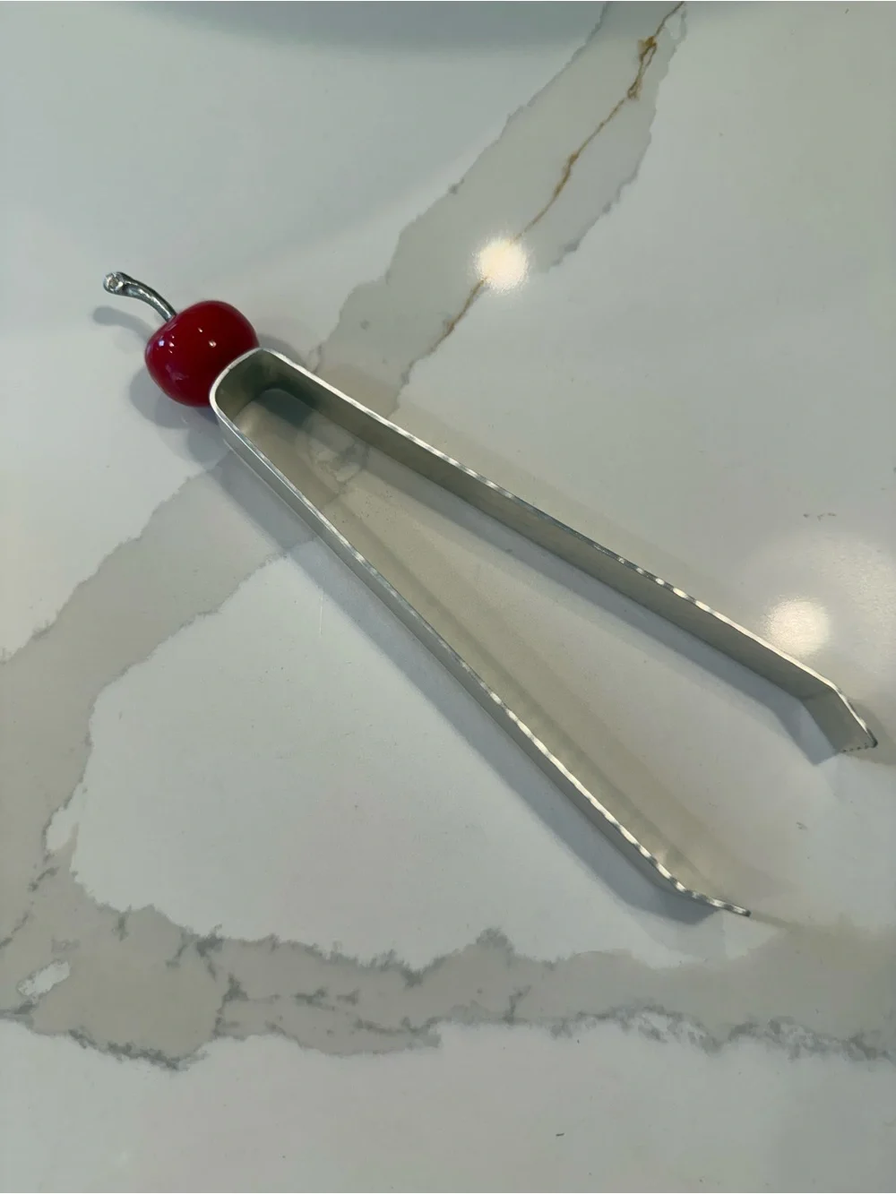 NEW IN BOX Anthro Cherry cocktail picks & tongs